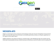 Tablet Screenshot of nexgen-afs.com